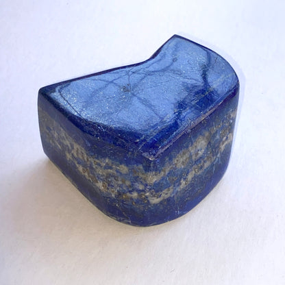 Raw natural Lapis Lazuli gemstone Slab