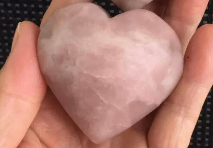 Natural Pink Opal Heart