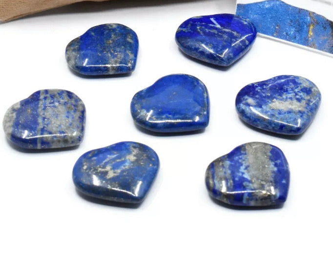 Natural Lapis Lazuli Mini Heart