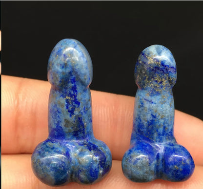 Natural Lapis Lazuli gemstone Penis Figurine