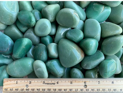 Extra Large Green Aventurine Tumbled Stone (1.5-2.75 Inches)