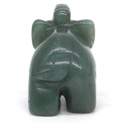Natural Green Aventurine Elephant figurine