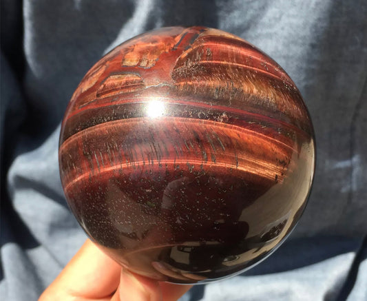 Natural Red Tiger’s Eye Sphere