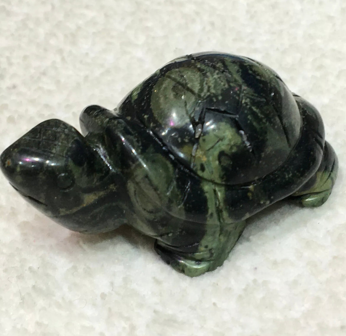 Kamba Jasper gemstone carved Turtle