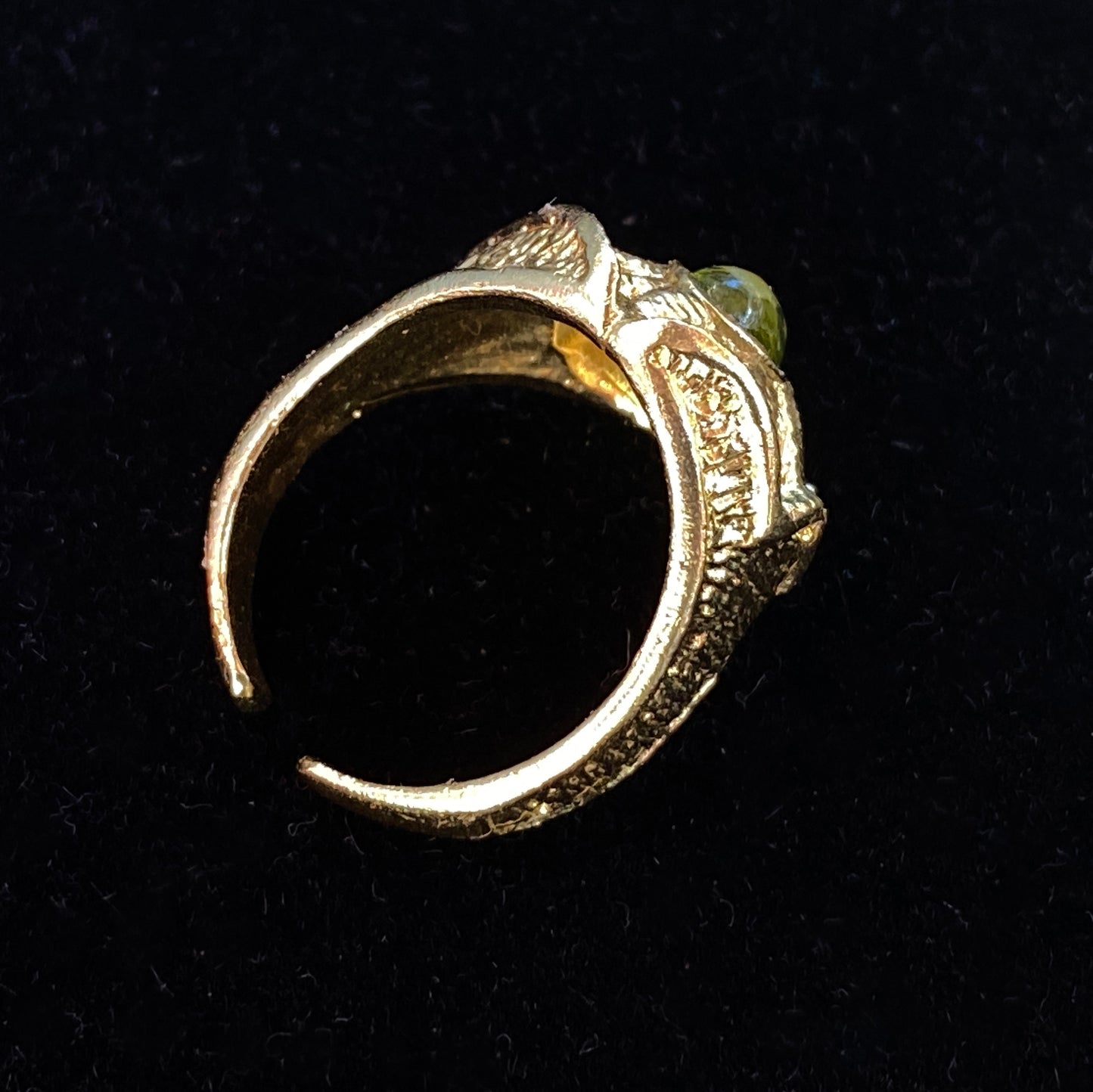 Peridot Brass Ring