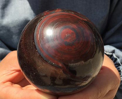 Natural Red Tiger’s Eye Sphere