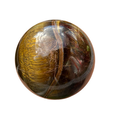 Natural Tiger Eye Gemstone Semiprecious Sphere