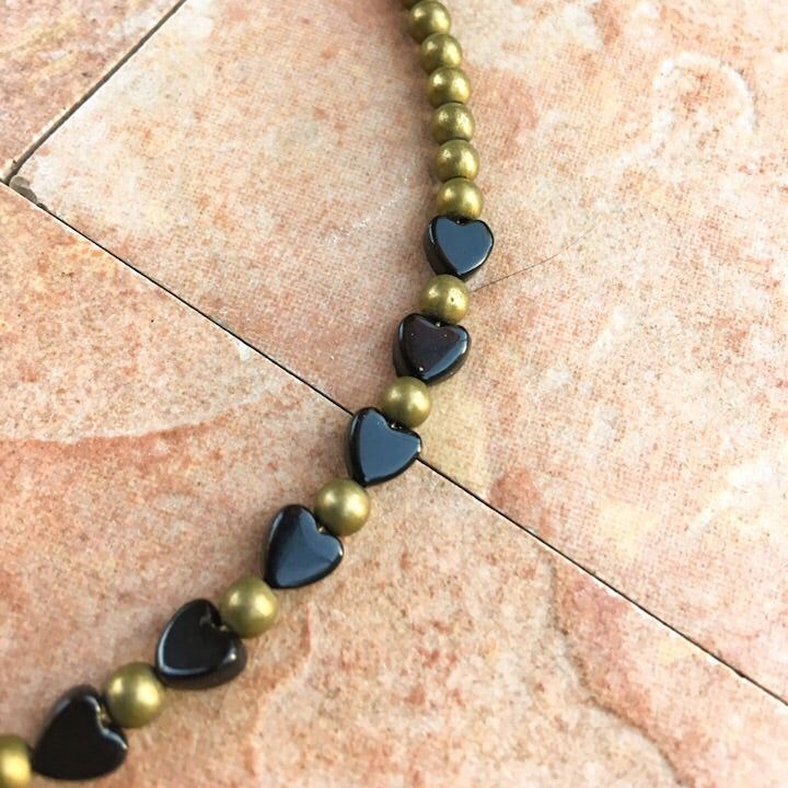 Obsidian "GODDESS" Choker Necklace
