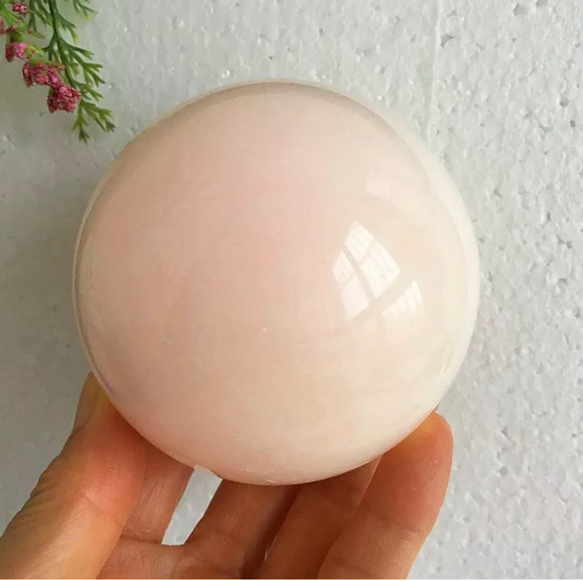 Natural Pink Opal Sphere