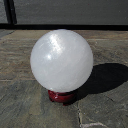 Natural Quartz gemstone Sphere