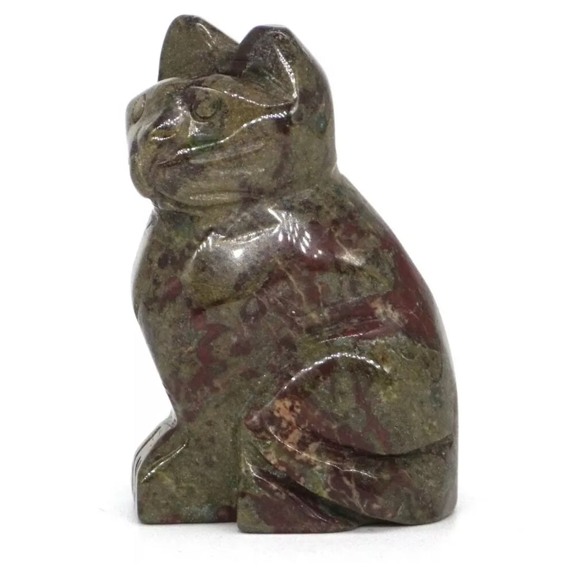Natural Dragon’s Bloodstone Kitty Cat