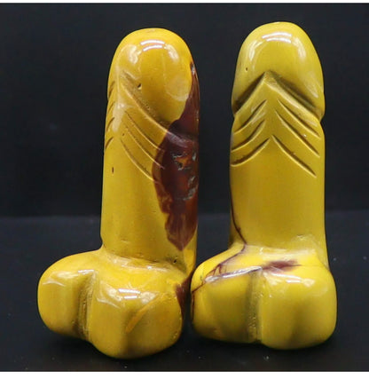 Natural Mookaite Gemstone Penis Figurine
