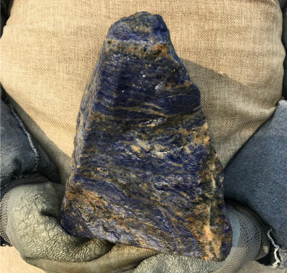 Natural Raw Sodalite gemstone Boulder Rock