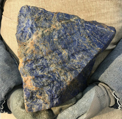 Natural Raw Sodalite gemstone Boulder Rock