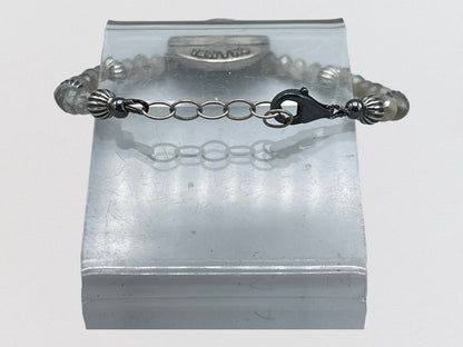 Vintage  Designer Button Gemstone Bracelet