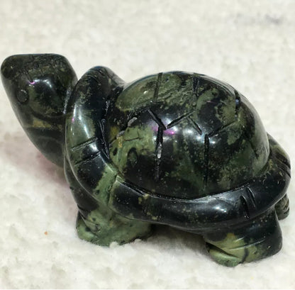 Kamba Jasper gemstone carved Turtle