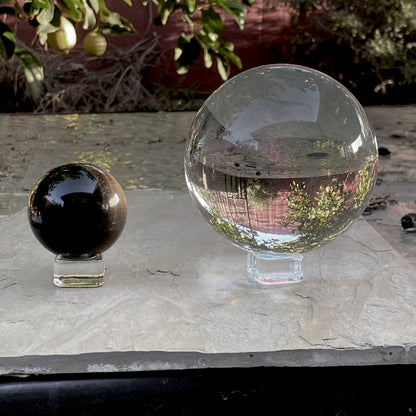 Crystal Cube Sphere Display Stand