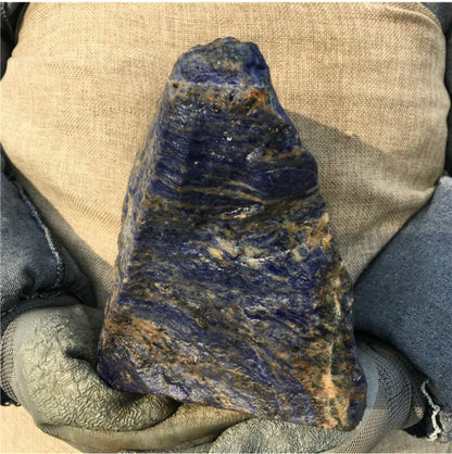 Natural Raw Sodalite gemstone Boulder Rock